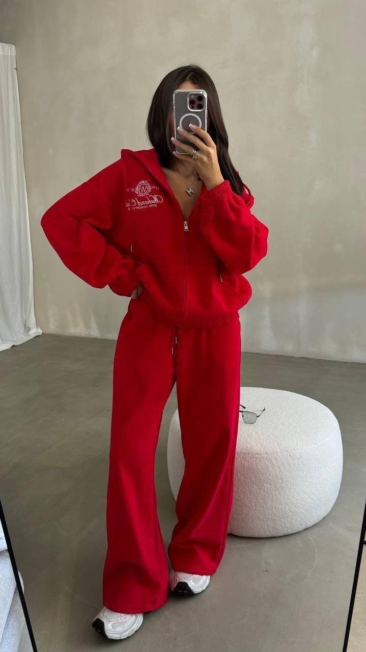 спортивный костюм,костюм спортивный оверсайз с начесом палаццо и зип худи micca 526679758,спортивный костюм женский,cпортивный костюм женский на флисе,костюм спортивный с начесом eva coosh