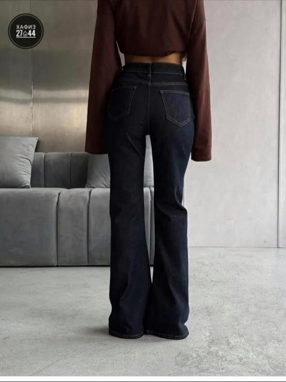 женские джинсы клеш,джинсы клеш женские с высокой талией,джинсы клеш с высокой посадкой,джинсы клеш с высокой талией,джинсы клеш сзади