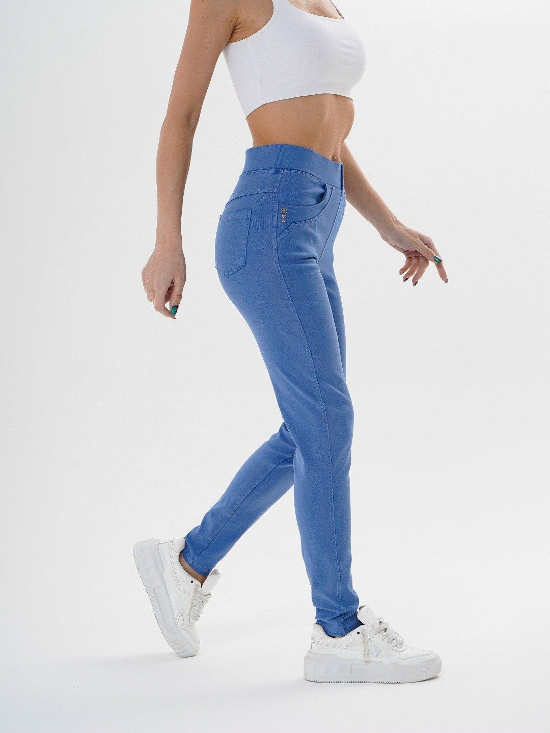 джеггинсы женские,джеггинсы на резинке скинни лиса style 200947434,джеггинсы брюки,бежевые джинсы,женские джеггинсы с высокой посадкой