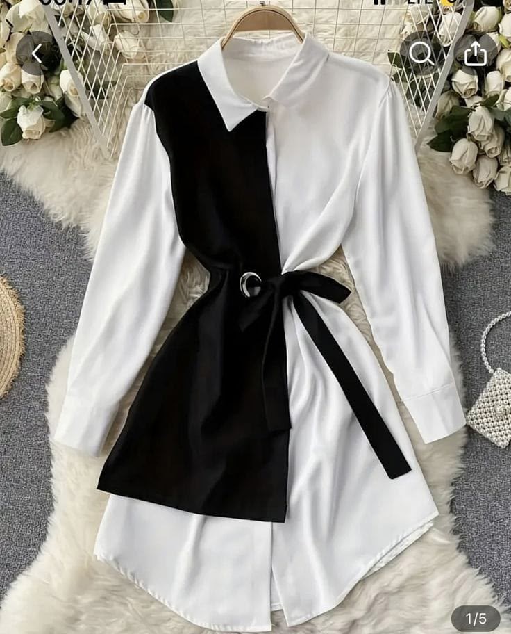 shein платье-рубашка двухцветный контрастный с карманом с поясом,женское платье рубашка,платье-рубашка,платье стильное,женское короткое платье-рубашка с длинным рукавом с отворотом на пуговицах в стил