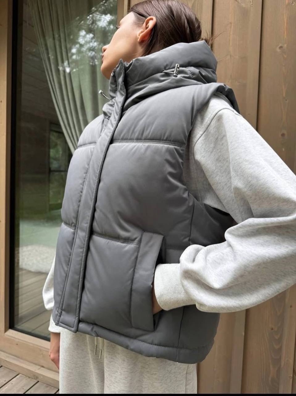 женская жилетка,осенняя жилетка,жилет теплый,жилет,жилетка