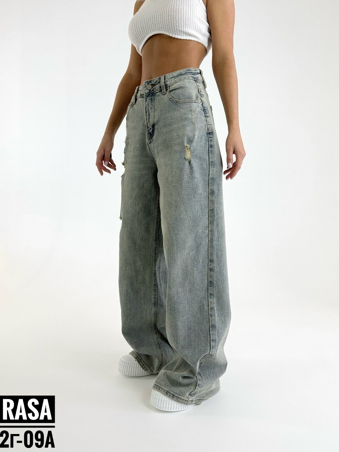 женские широкие джинсы,джинсы широкие,джинсы 18206 широкие с синим карманом сзади loloblues,женские джинсы,джинсы