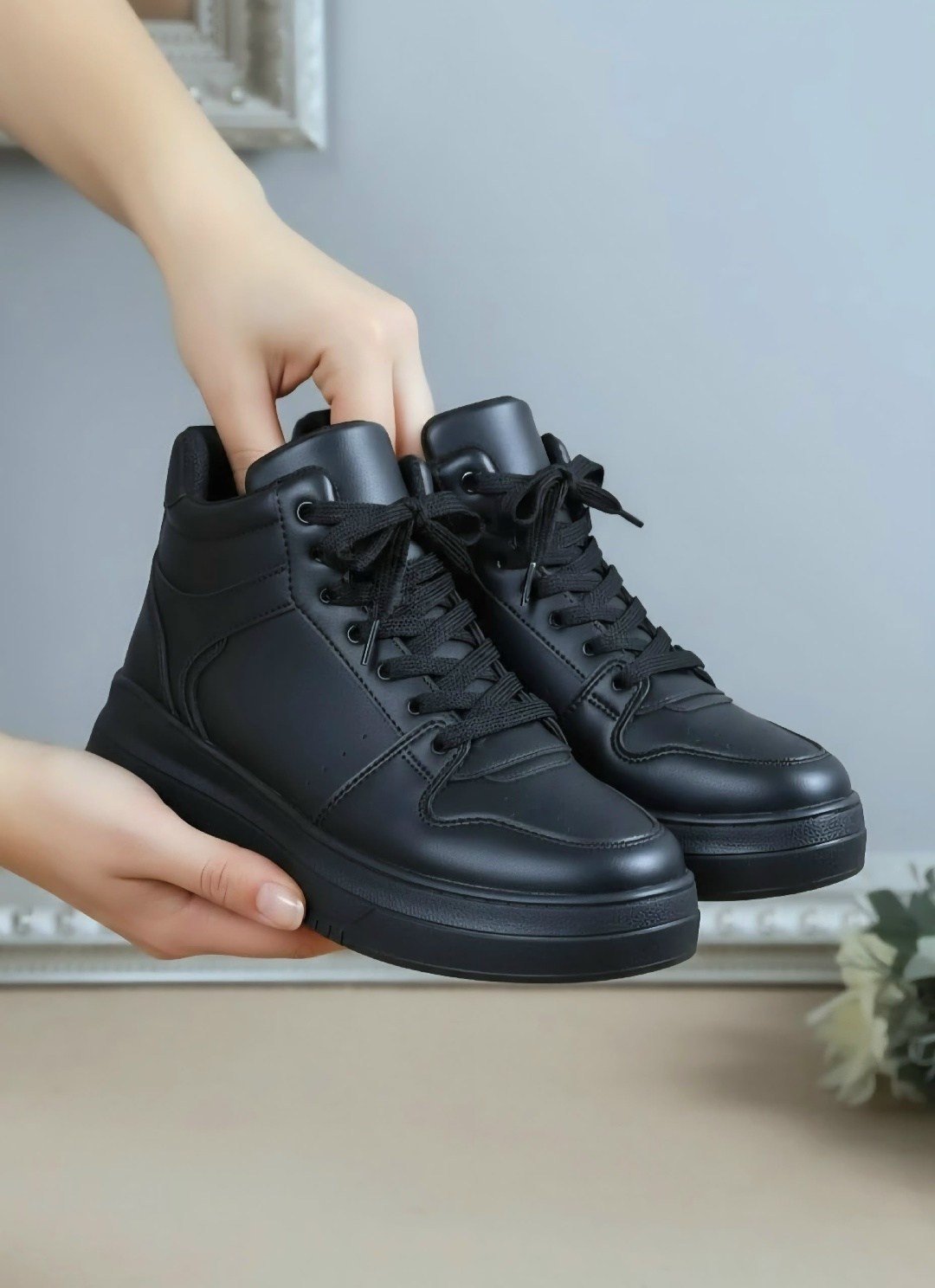 ,кроссовки женскиe,высокие кроссовки,кроссовки женские зимние,кроссовки женские черные