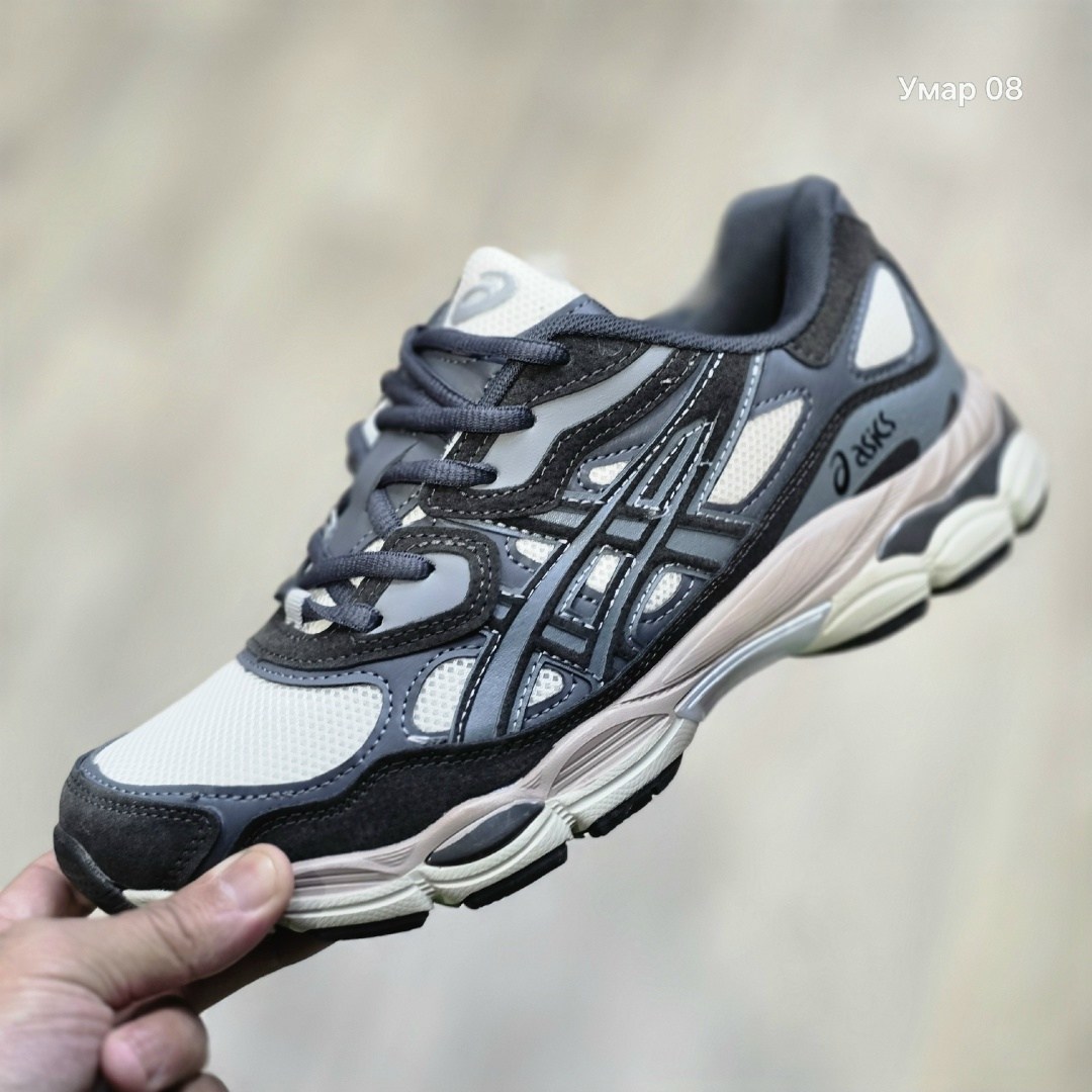 кроссовки gel nyc black grey спортивная  asics,кроссовки asics gel nyc,кроссовки asics,кроссовки мужские asics,кроссовки спортивные asics gel nyc oyster black