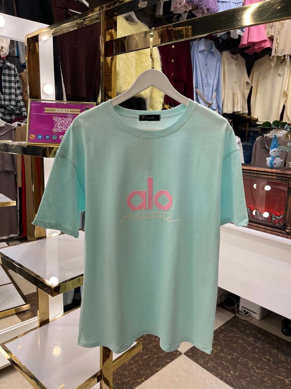 футболки женская оверсайз,футболки женская,футболки оверсайз,футболка с мятным принтом,футболка