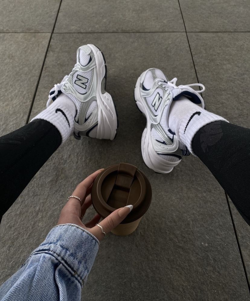 кроссовки new balance 530,кроссовки женские new balance 530,new balance 530 "white silver navy",белые кроссовки,кроссовки женские new balance