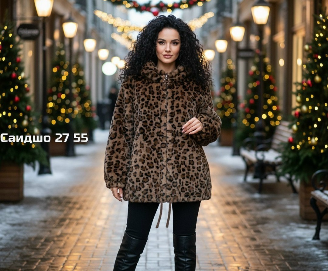 леопардовый пуховик,куртка зимняя женская,шуба женская,куртка леопардовая из меха под норку by elena,куртка зимняя оверсайз