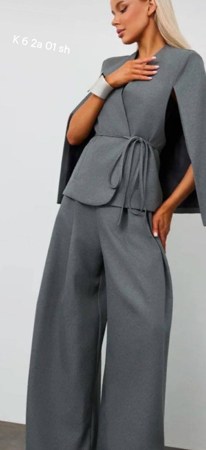 женский брючный костюм,костюм классический,женский костюм,костюм женский с брюками палаццо,костюм брючной