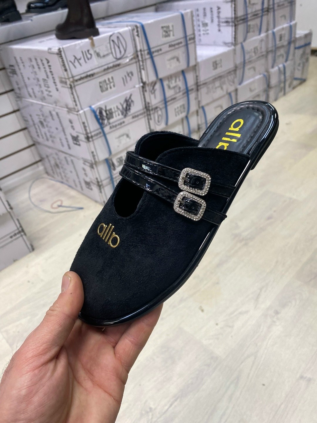 ,женские шлепанцы,замшевые мюли,модные тапочки,сабо женский