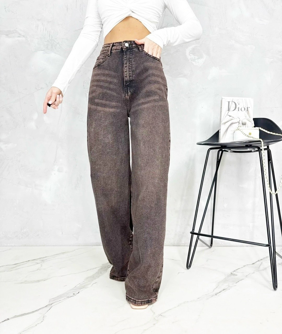 джинсы женские,широкие джинсы,джинсы,джинсы женский vallik коричневый широкие,джинсы палаццо