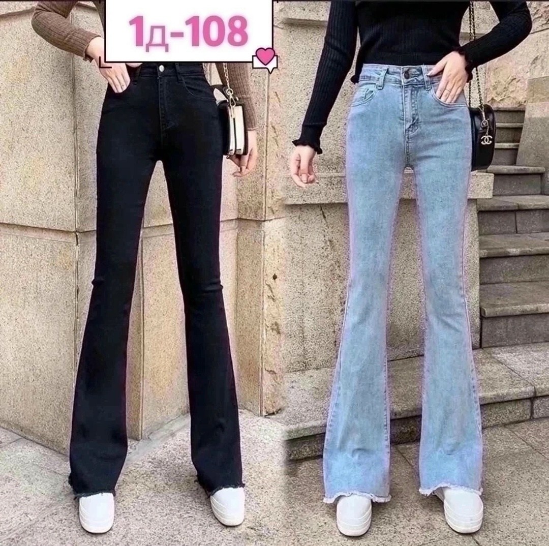 джинсы женские клеш,джинсы клеш женские с высокой посадкой,джинсы клеш от колен,женские джинсы-клеш с высокой талией,женские однобортные джинсы-клеш с высокой талией