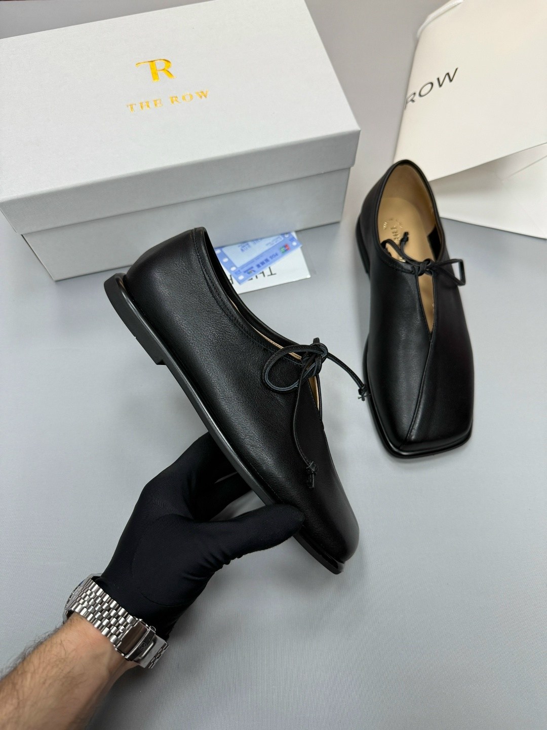 женские замшевые балетки с квадратным носом the row коричневые,,женская ,женские туфли лодочки,туфли на плоской подошве