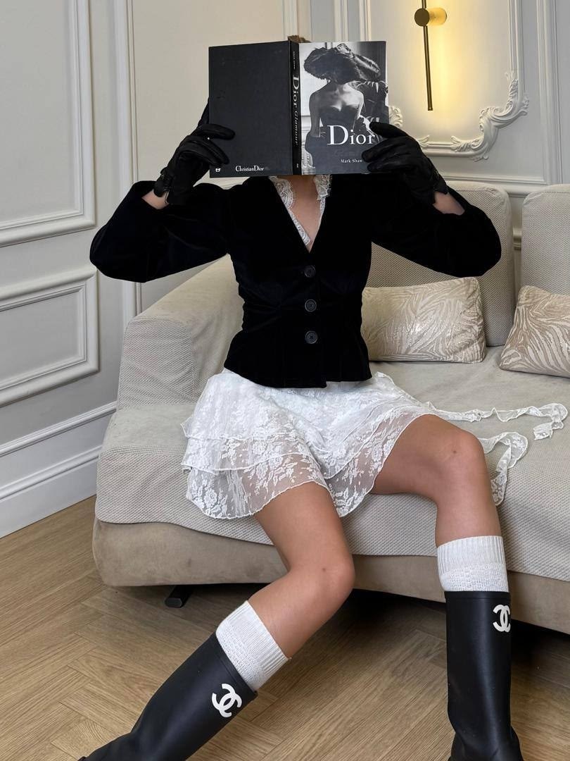 мода стиль,ботфорты с юбкой,мода модная,образ с юбкой