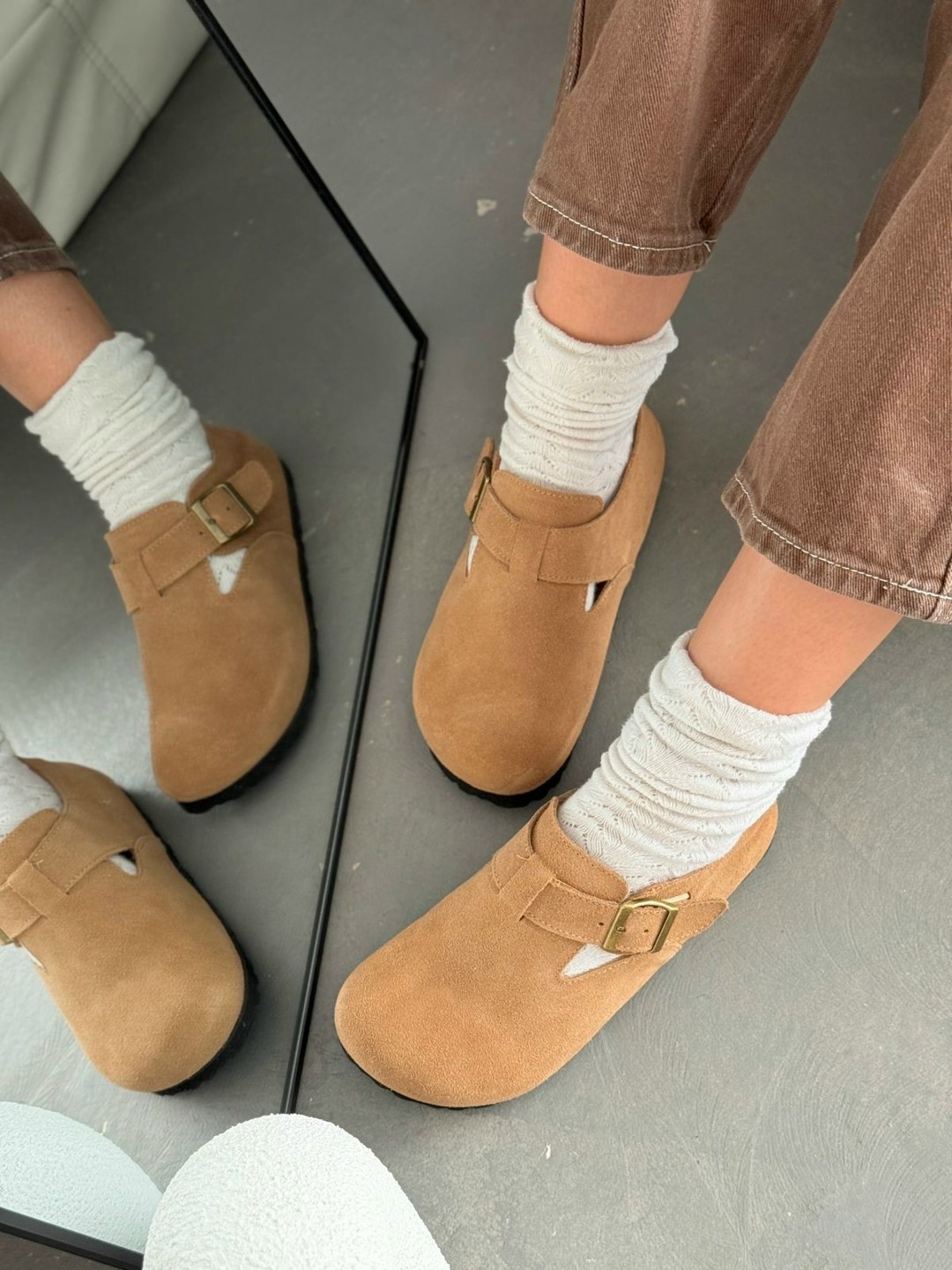 ,биркенштоки женские,женские birkenstock,замшевые мюли,женская