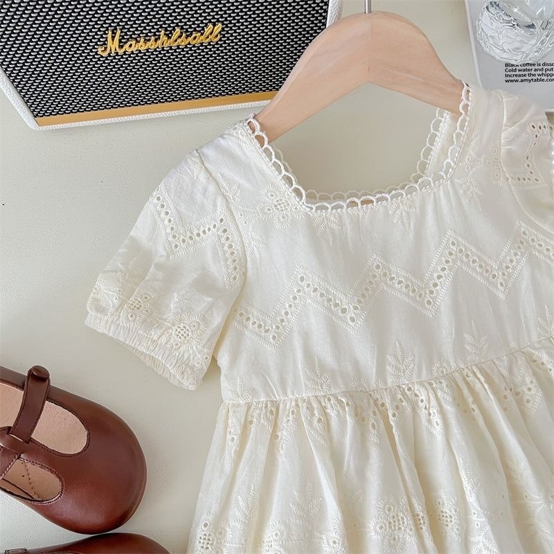 детское летнее кружевное платье для девочек,детское платье из хлопка,платье из хлопка для девочки,платье кружевное детское,хлопковое платье для девочки