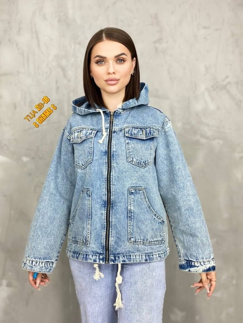 джинсовая женская куртка,джинсовая куртка,джинсовая куртка женская 2025,джинсовка с капюшоном,куртка джинсовая с капюшоном