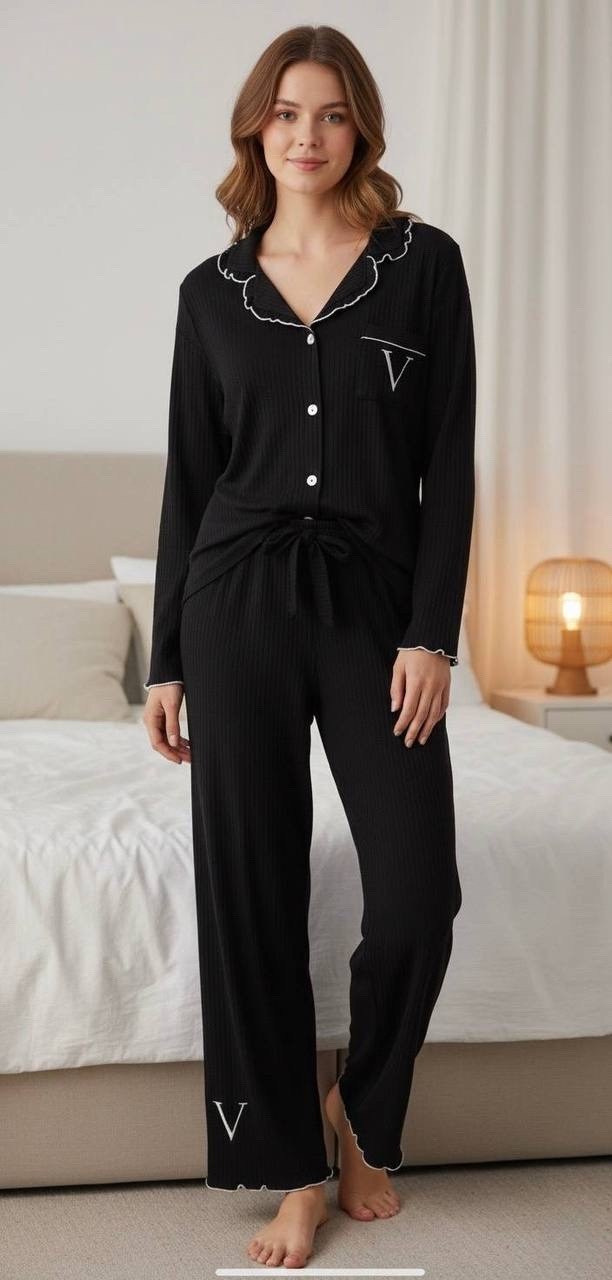 пижамный комплект с длинными рукавами,пижама для женщин,стильная пижама,пижама женская,женские пижамные комплекты