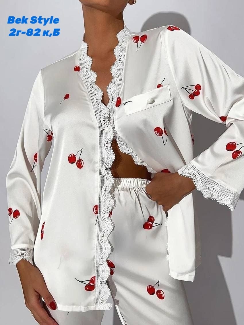 пижама женская,пижама женская шелковая,пижама домашняя со штанами belle_femme,комплект женской пижамы,пижама женская атласная