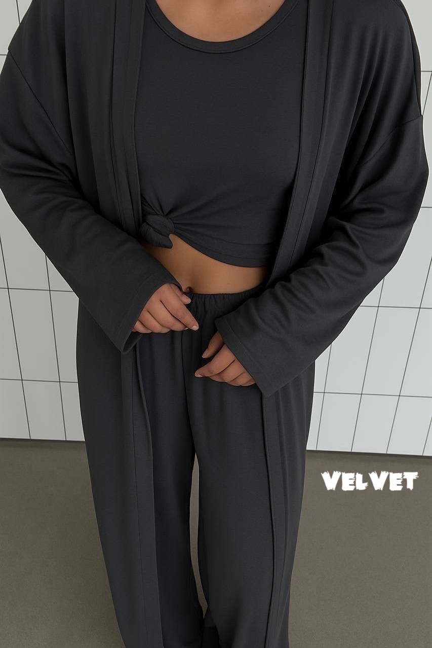 костюм тройка: кардиган, топ, брюки палаццо (плотный хлопок),костюм с абаей,трикотажный костюм,костюм тройка,костюм тройка с кардиганом