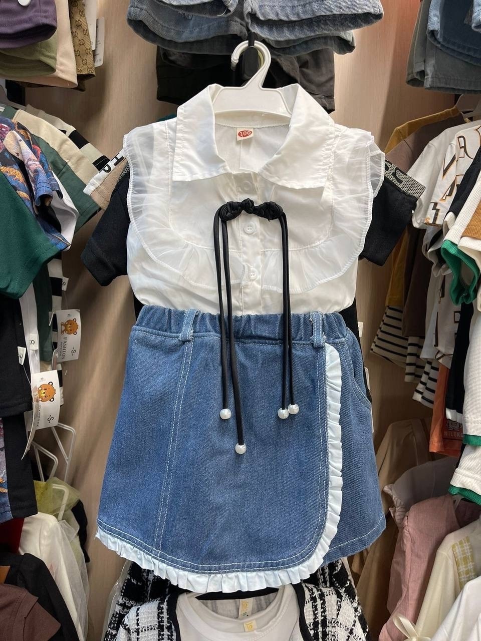 комплект одежды для маленьких девочек,комплект одежды для девочек,одежда для девочки,летняя одежда для девочек,костюм для девочек