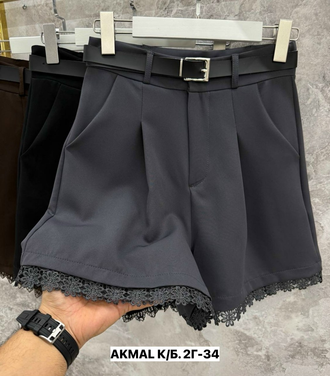 женские шорты,черные шорты,шорты кружевные,повседневные шорты,шорты с поясом