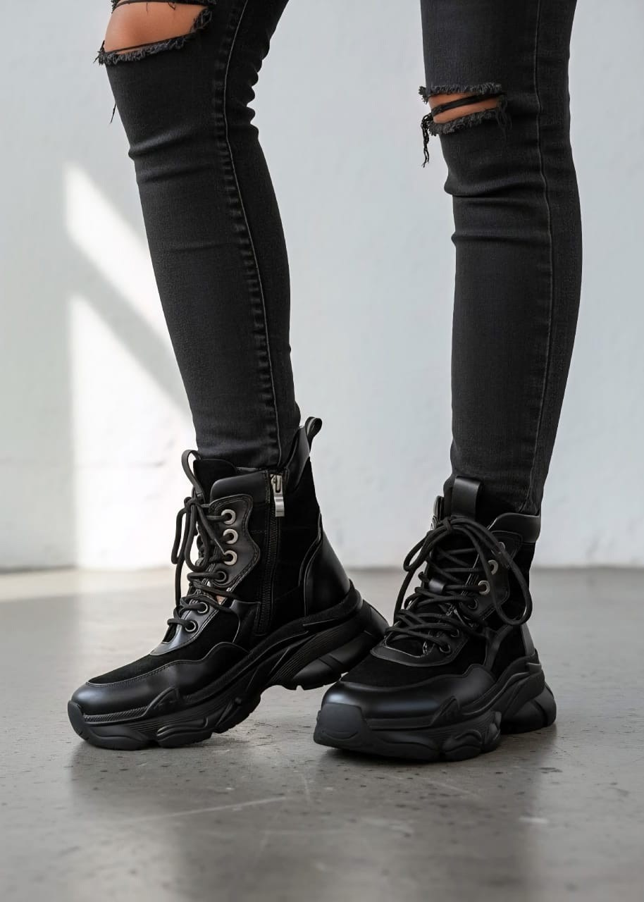 ,ботинки,ботинки на платформе,кроссовки демисезонные с мехом высокие утепленные black&bat,ботинки демисезонные на платформе