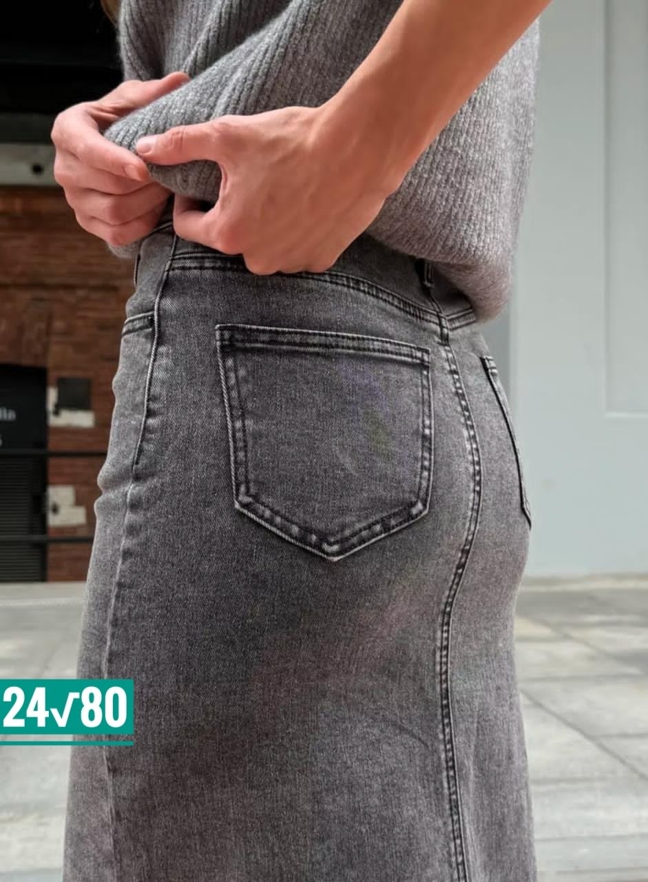 юбка джинсовая,юбка джинс,женская джинсовая юбка,юбка миди джинсовая,юбка серая джинсовая