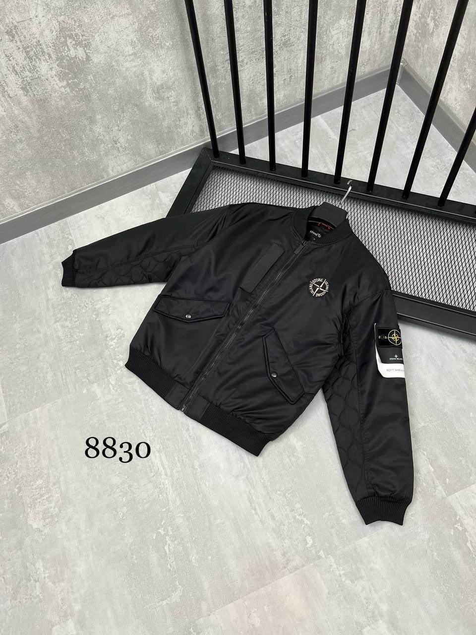 мужской бомбер stone island,куртка бомбер stone island rv9208b-1 black,stone island мужская куртка из нейлона,куртка stone island,куртка бомбер stone island
