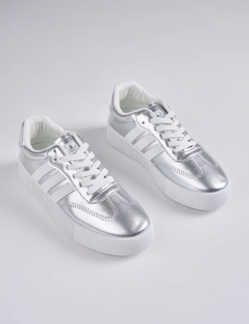 серебряные кроссовки адидас,,adidas originals sambarose,женские кроссовки adidas,adidas originals samba rose
