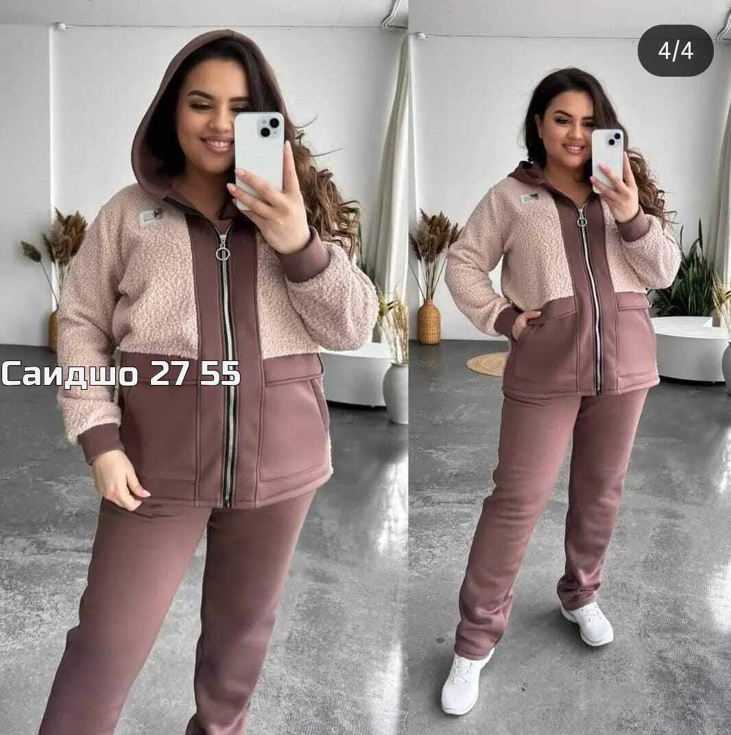костюм женский на флисе,костюм женский,спортивный костюм на флисе женский,теплый костюм,костюм двойка