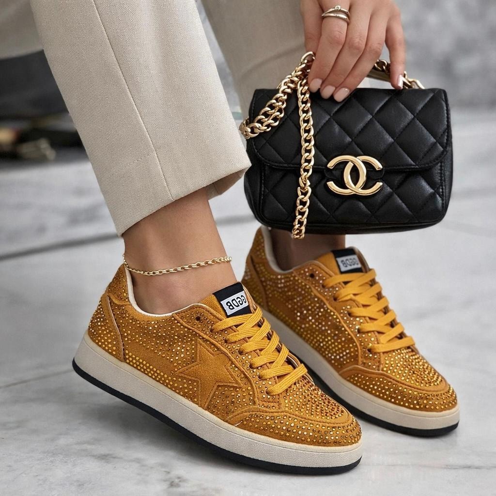 золотые кроссовки,модные кроссовки,повседневная , женская,блестящие кроссовки