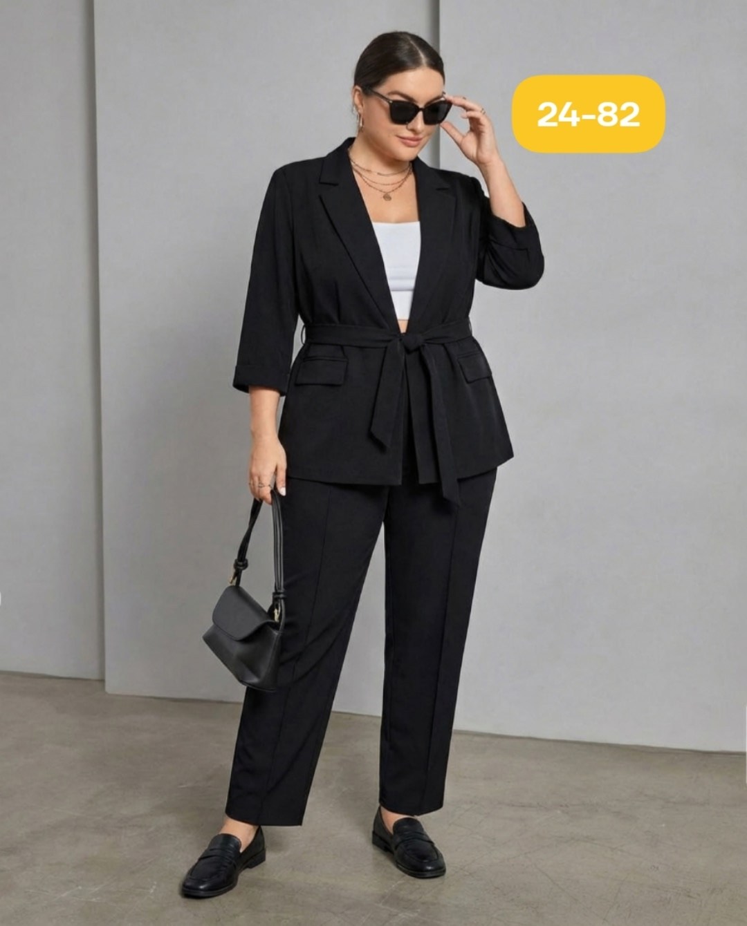 брючный костюм vilena 1018 черный,брючный костюм vilena 918 черный,брючный костюм женский,брючный костюм,черные женские брючные костюмы
