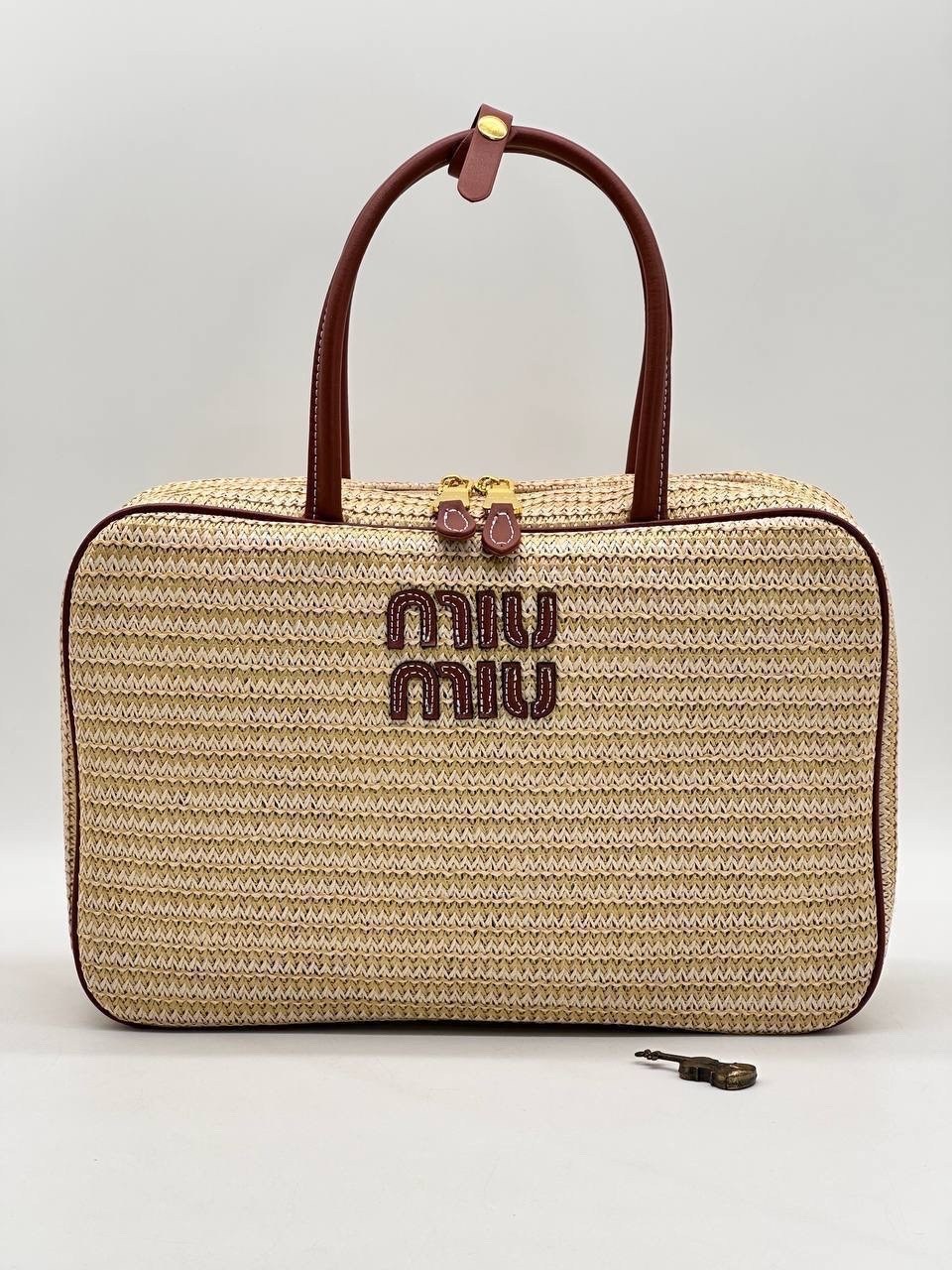 сумка,сумка miu miu,женская сумка miu miu,плетеная сумка,модная сумка