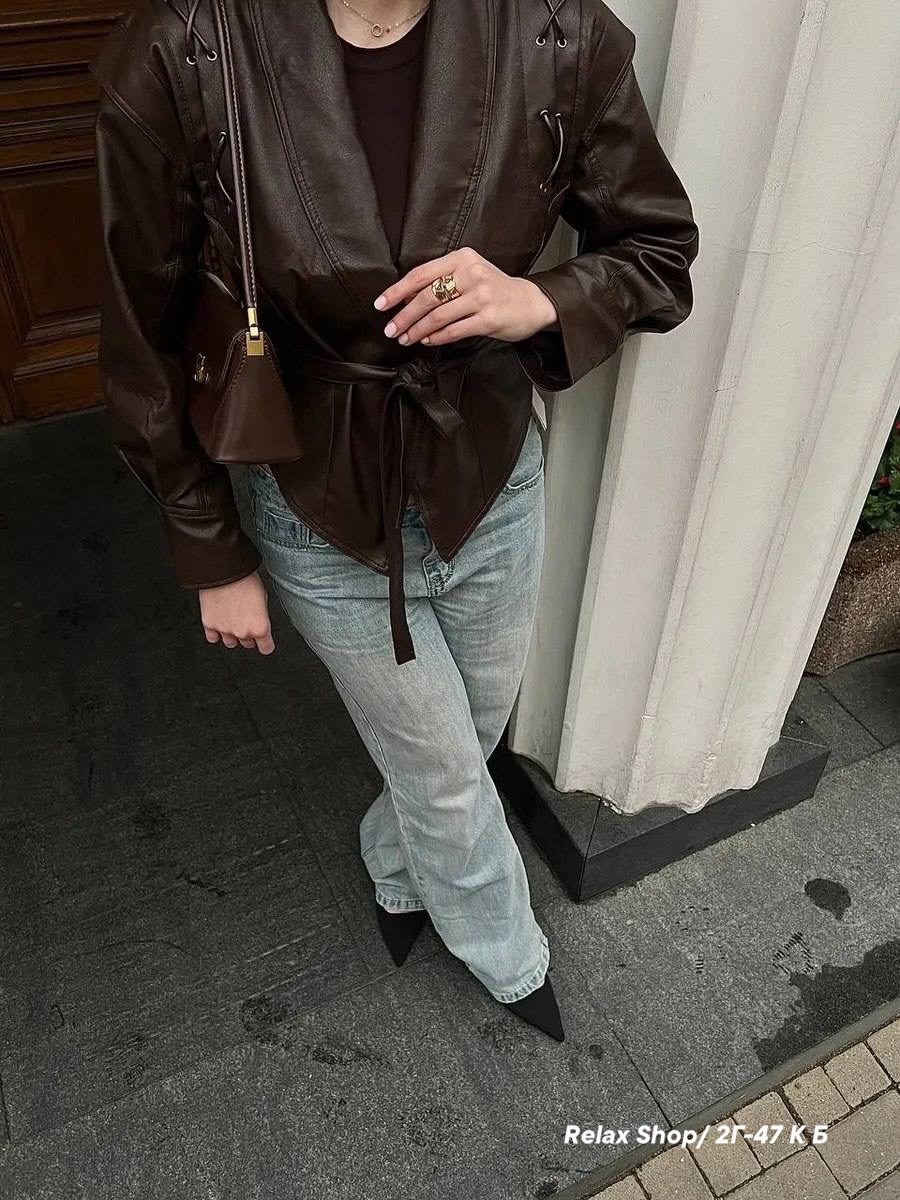 кожаная куртка,куртка кожаная женская,куртка стильная,женская косуха из экокожи,женская кожаная куртка с поясом