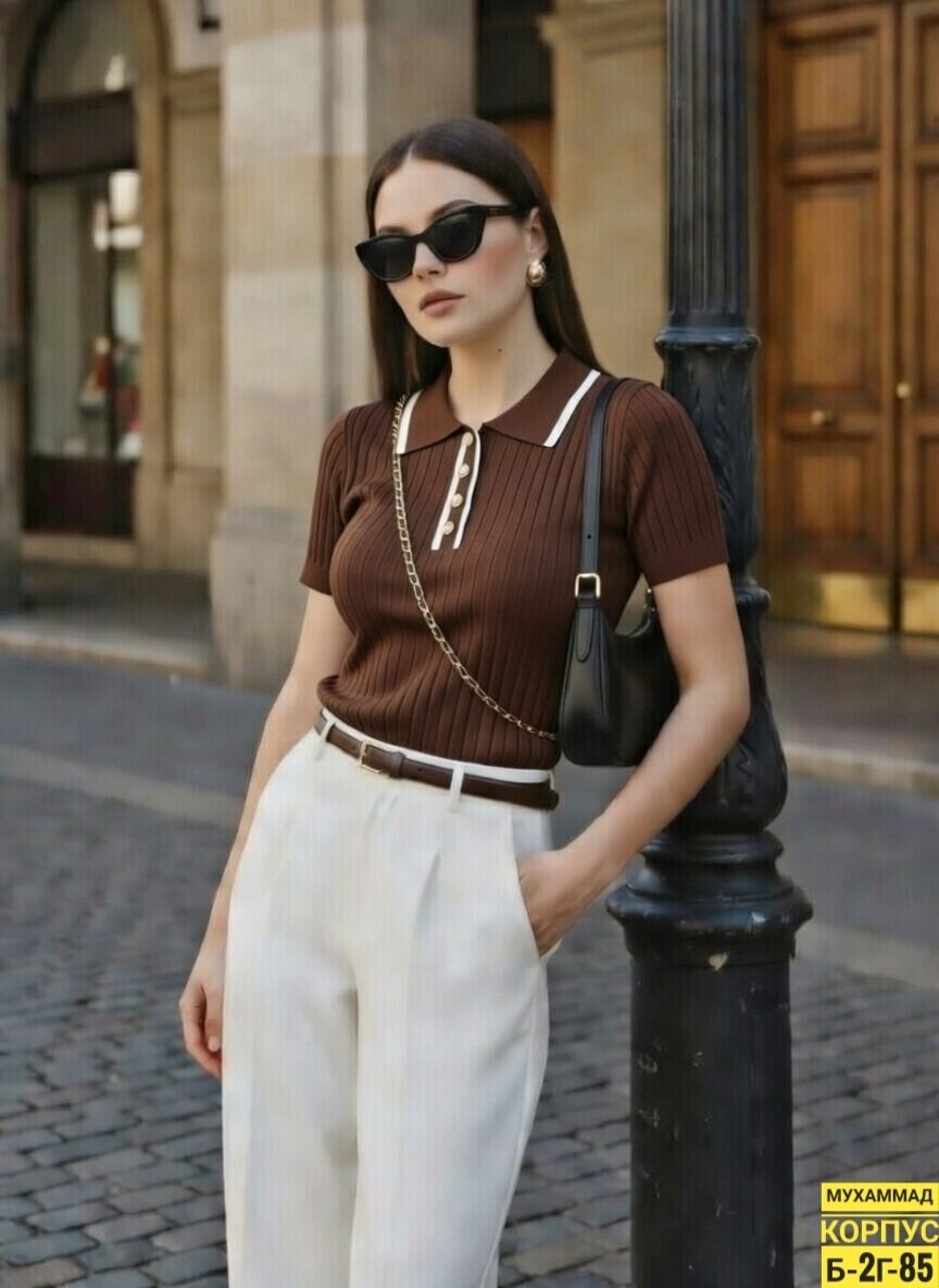 джемпер женский поло,джемпер жен,одежда стильная,джемпера женские