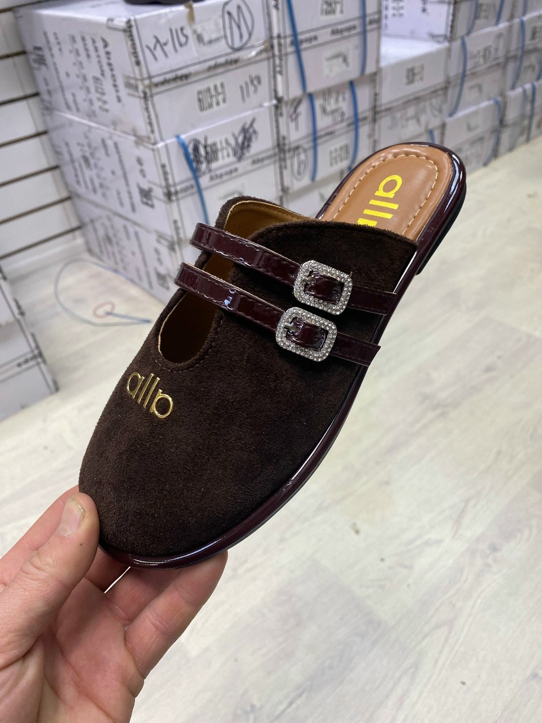 ,женские шлепанцы,замшевые мюли,модные тапочки,сабо женский