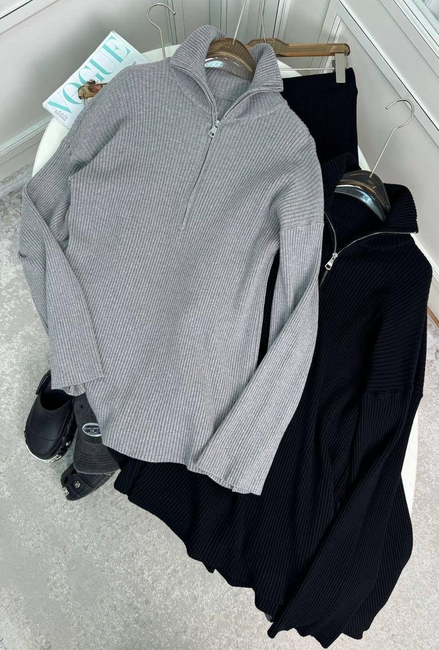 стильные костюмы,оверсайз костюм,трикотажный костюм лапша с брюками,трикотажный костюм с брюками,женский костюм серый