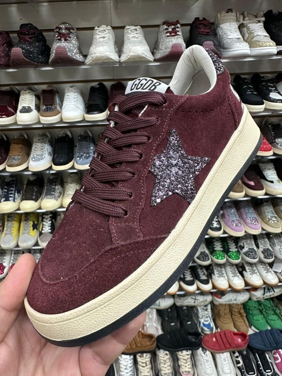 замшевые кроссовки ball star golden goose черный,кеды golden goose,,кроссовки golden goose,коричневые кроссовки ball star golden goose anthracite silver