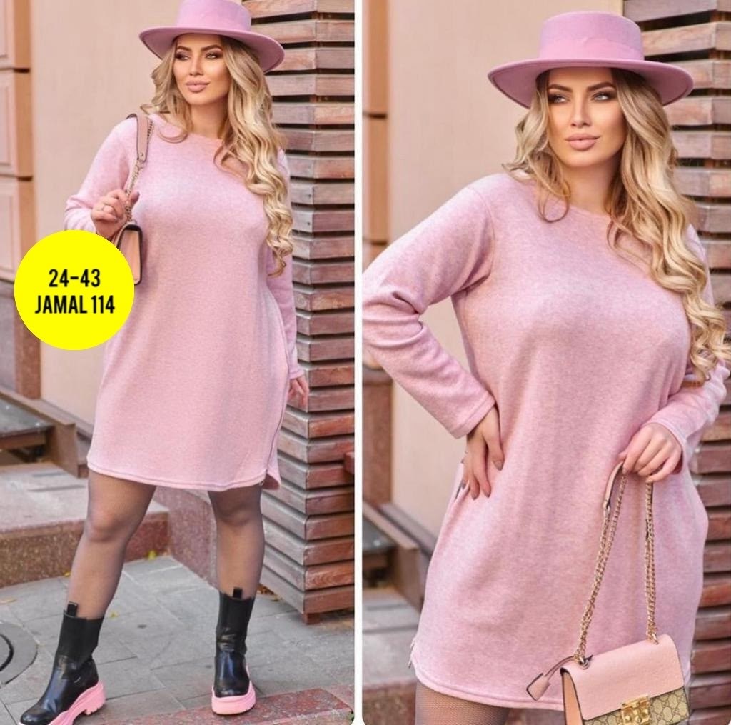 трикотажное платье туника,платье туника теплая,платье туника женская,платье-туника,туника тёплая женская