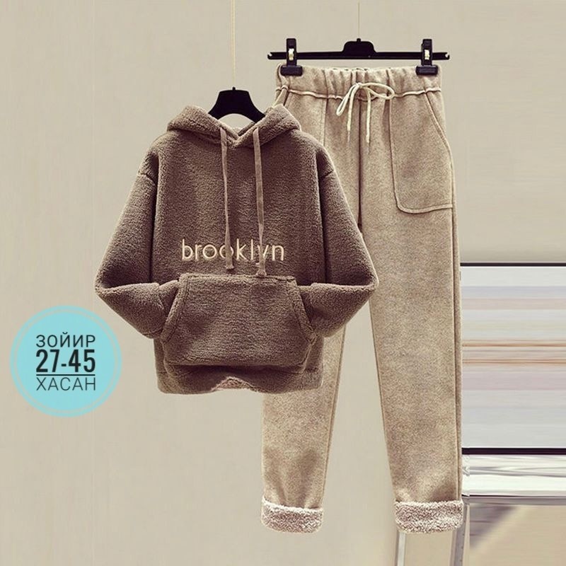 комплект одежды moocie,повседневный спортивный костюм,тёплые костюмы,cпортивный костюм женский на флисе,теплые спортивные костюмы