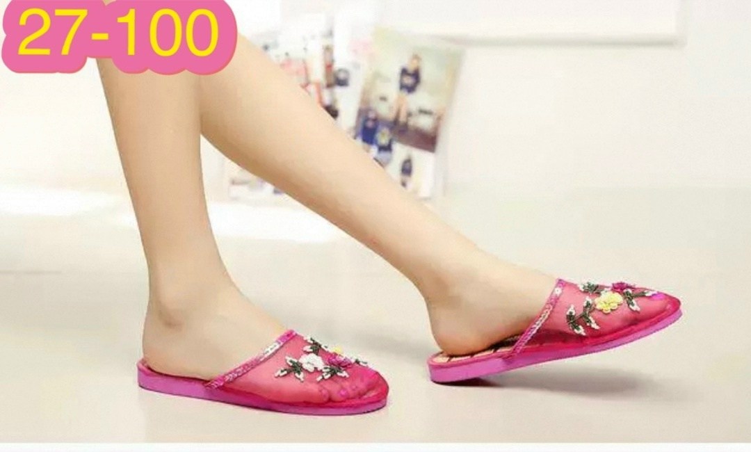 тапочки летние женские тканевые,шлёпанцы женские,тапки женские,тапочки с вышивкой,домашние тапочки женские