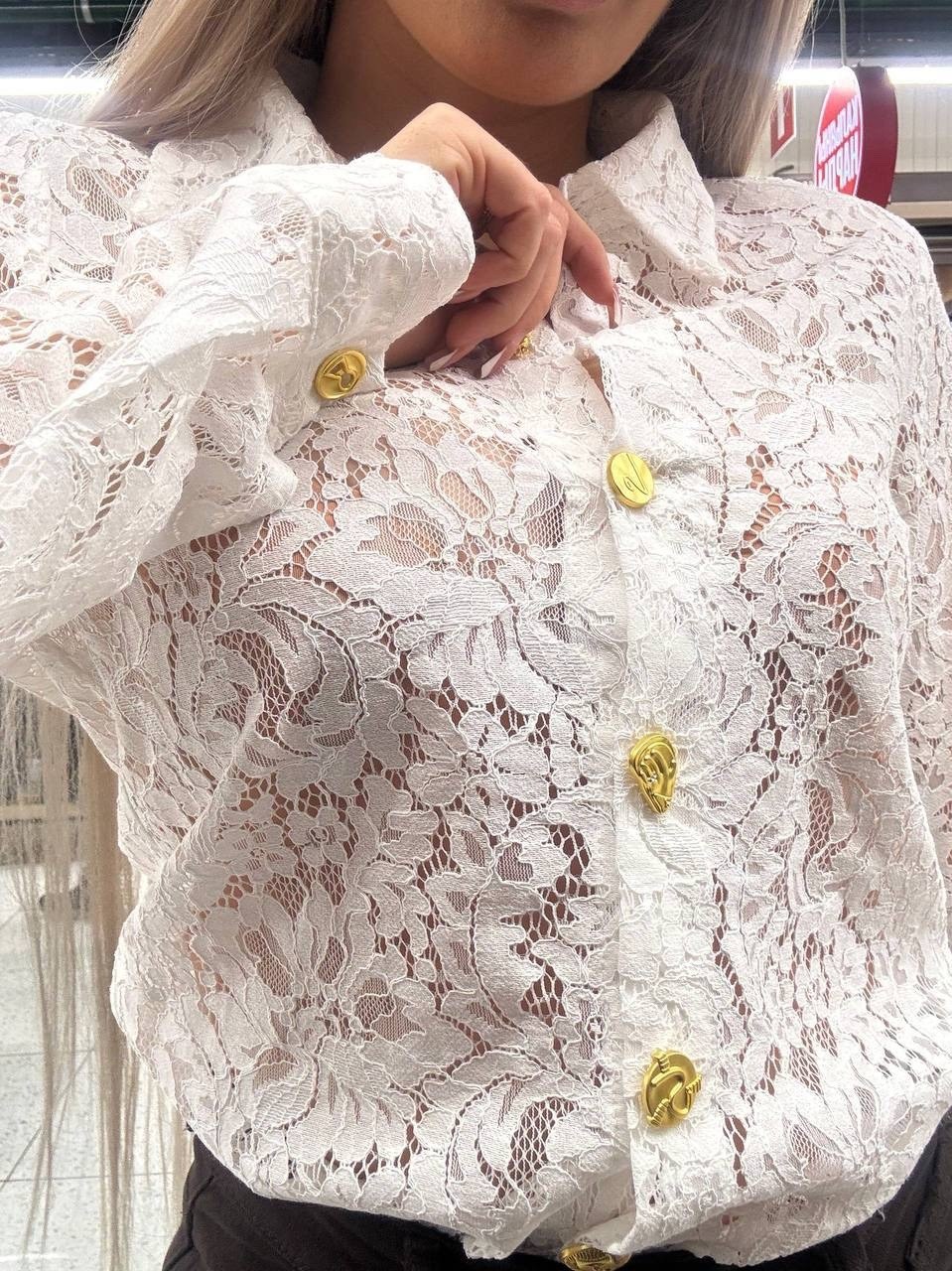 блузка кружевная,блузка кружевная ажурная farizzo,блузка офисная кружевная с рукавом 7/8 luce&ombra,кружевная блузка с длинным рукавом,блузка с кружевом