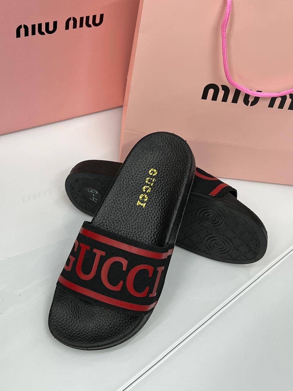 шлепки гуччи,,шлепанцы gucci,gucci black,gucci slide