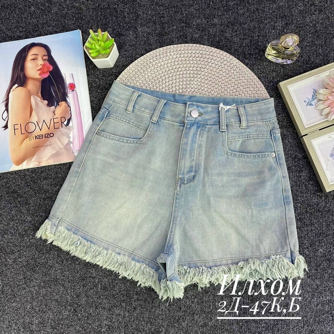 женские джинсовые шорты,джинсовые шорты,шорты женские,женские джинсовые шорты с высокой талией,джинсовые шорты с бахромой