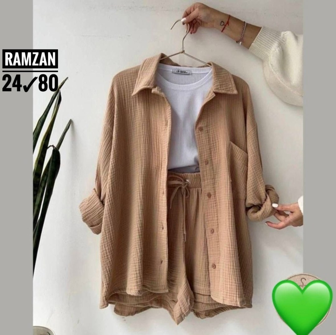 костюм женский рубашка,летние женские костюмы,женские костюмы,повседневный костюм,комплект одежды