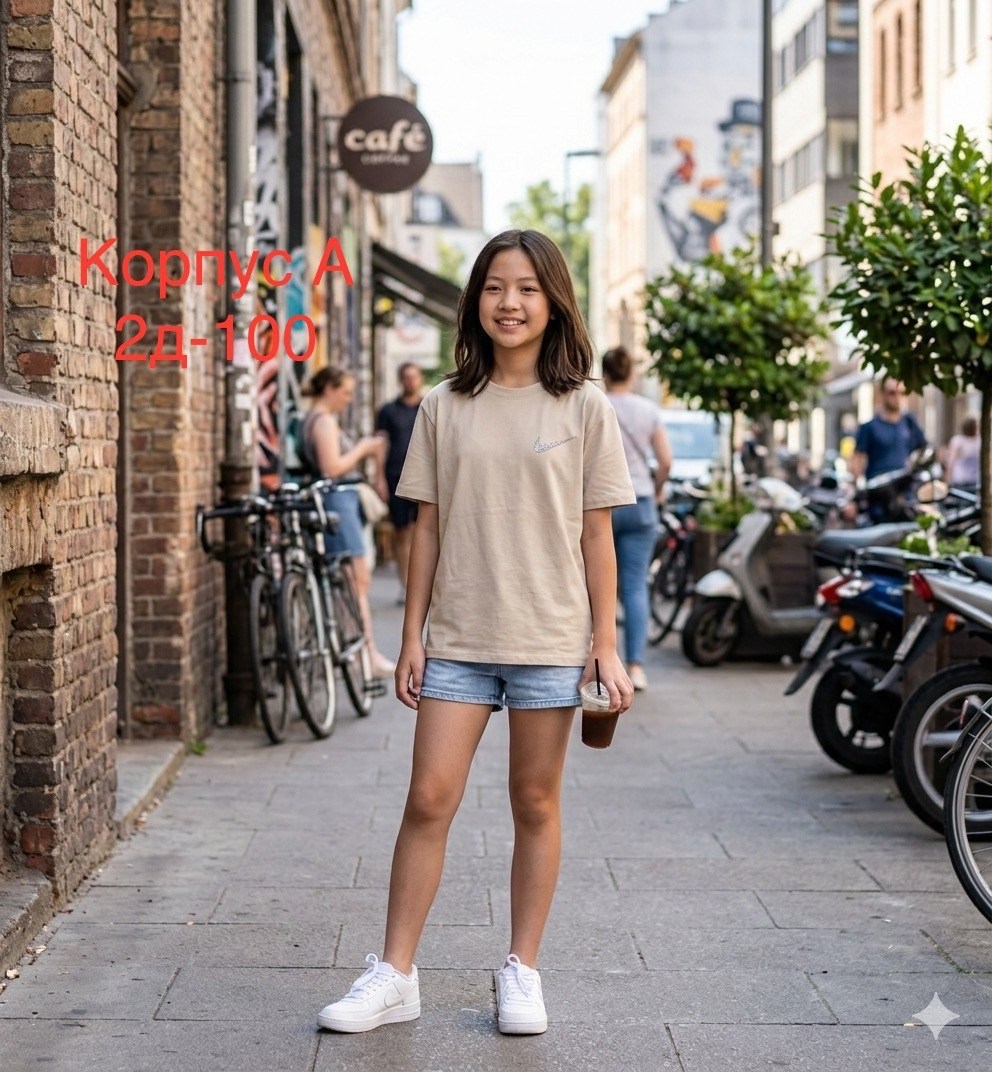 одежда для девочек,футболки для девочек,детской одежды,филиппинка красивая,футболка детская basic line бежевый меланж рост 104 см