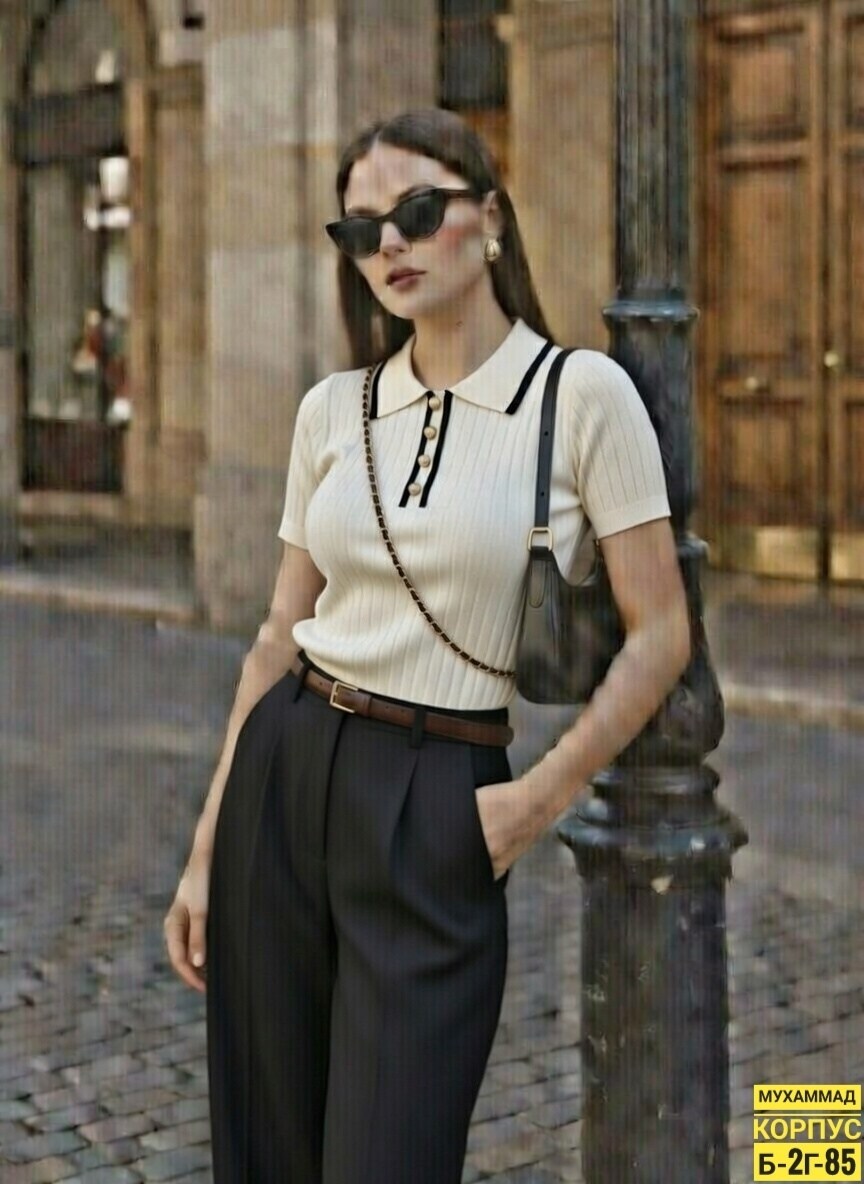 джемпер женский поло,джемпер жен,одежда стильная,джемпера женские