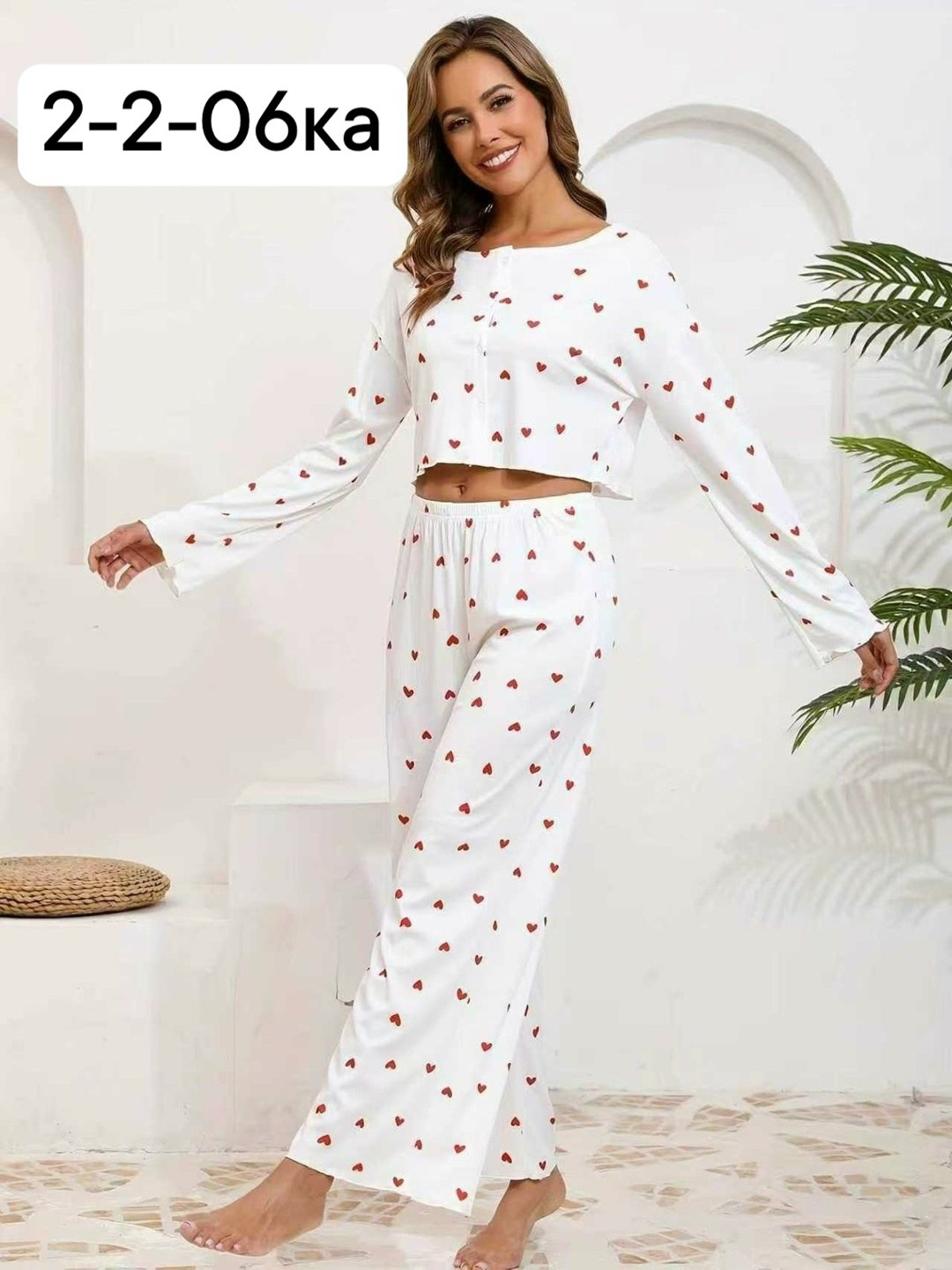 пижама женская со штанами и рубашкой с сердечками knopkaland,пижама женская с брюками с длинным рукавом 5735 бел/красн,пижама женская с брюками с длинным рукавом бел-красн,пижама женская maliq mq-10 б