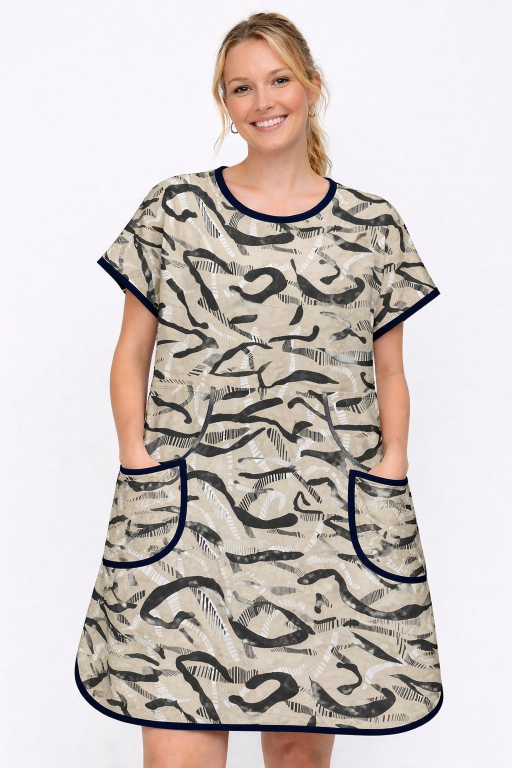 туника больших размеров texstyle chic 210114551,туника texstyle chic большие размеры,женская туника,туника домашняя,туника большие размеров