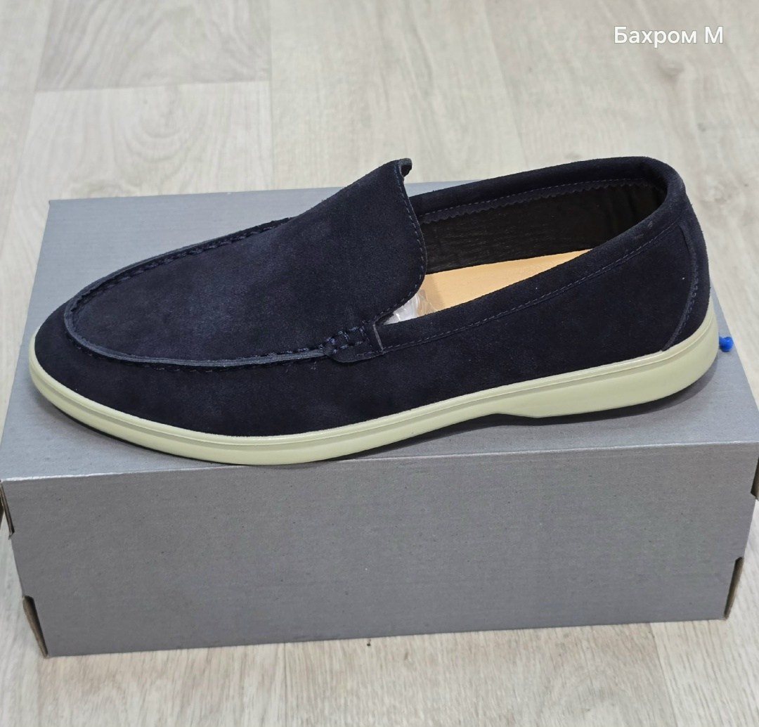 замшевые лоферы summer walk loro piana серый,,loro piana лоферы мужские,замшевые лоферы,мужские замшевые лоферы